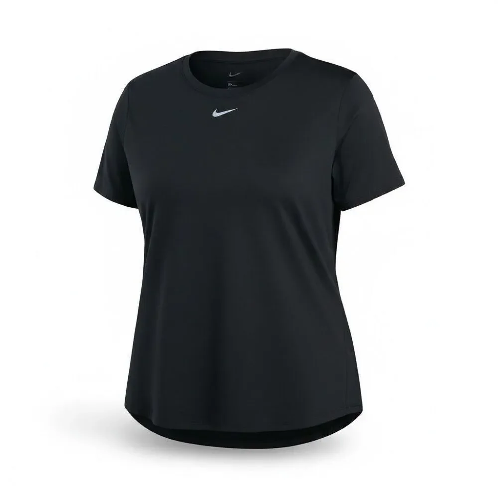 25. Nike One  NWT CURVY Dri-Fit Classic T-Shirt Black